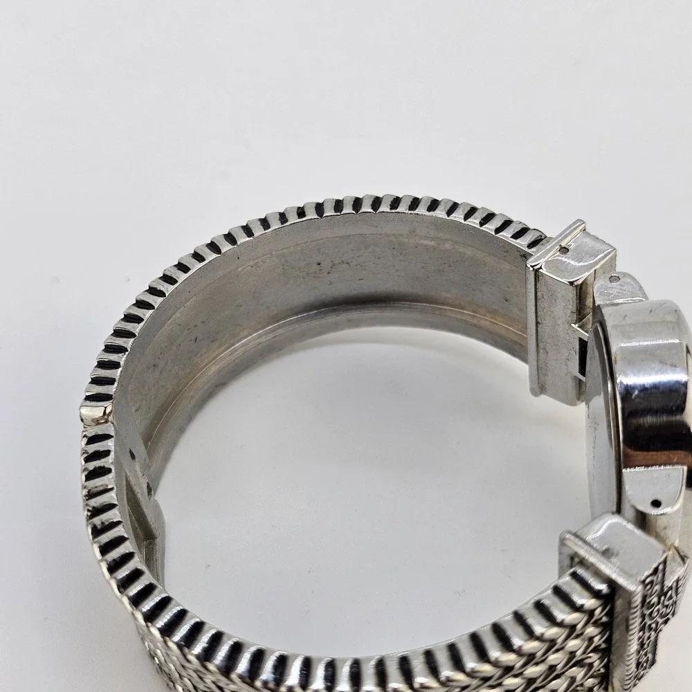 Cuff Women's Watch 34MM Brown Dial Two Tone Bracelet 6
